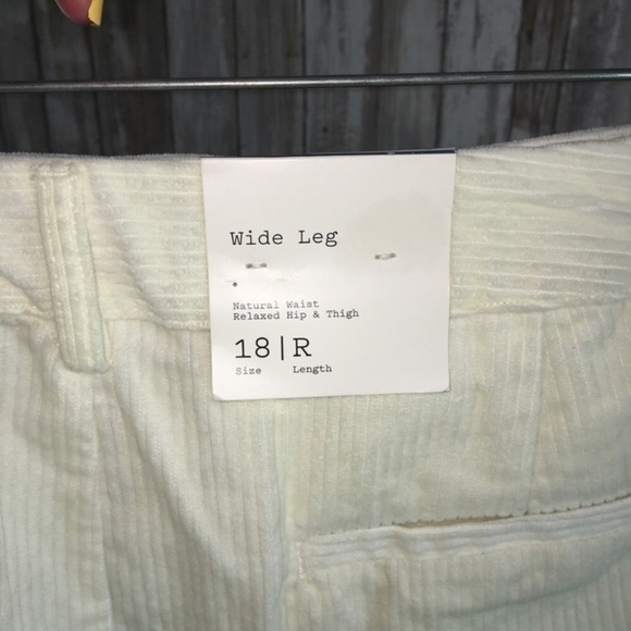 NWT A New Day Wide Leg Cream Pants - Picture 4 of 4